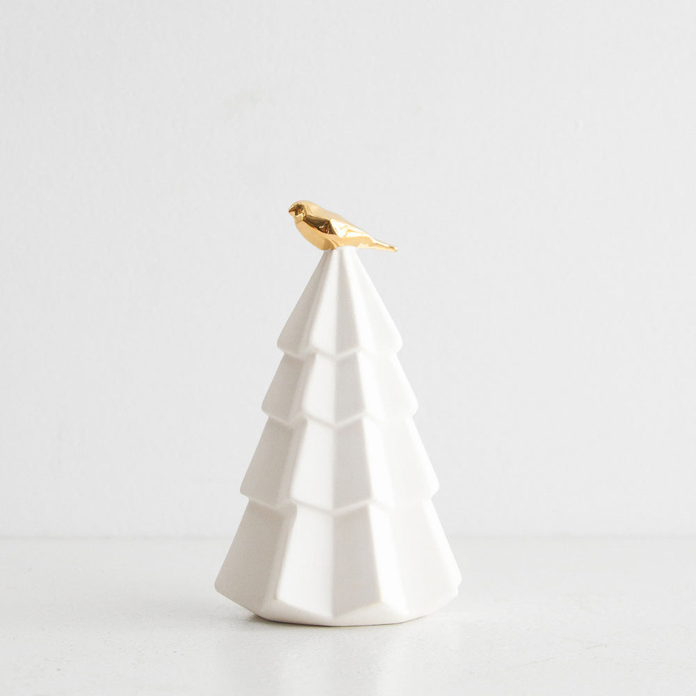 Christmas Tree with Gold Dove