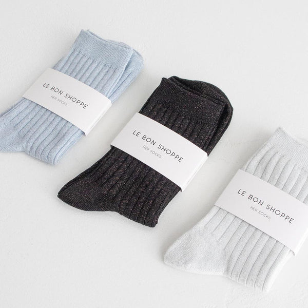 Her Socks Lurex - Copper Back