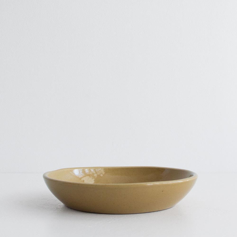 Freya Round Bowl - Mustard