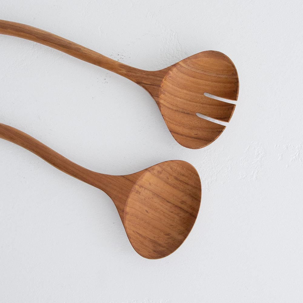 Tandi Teak Salad Servers