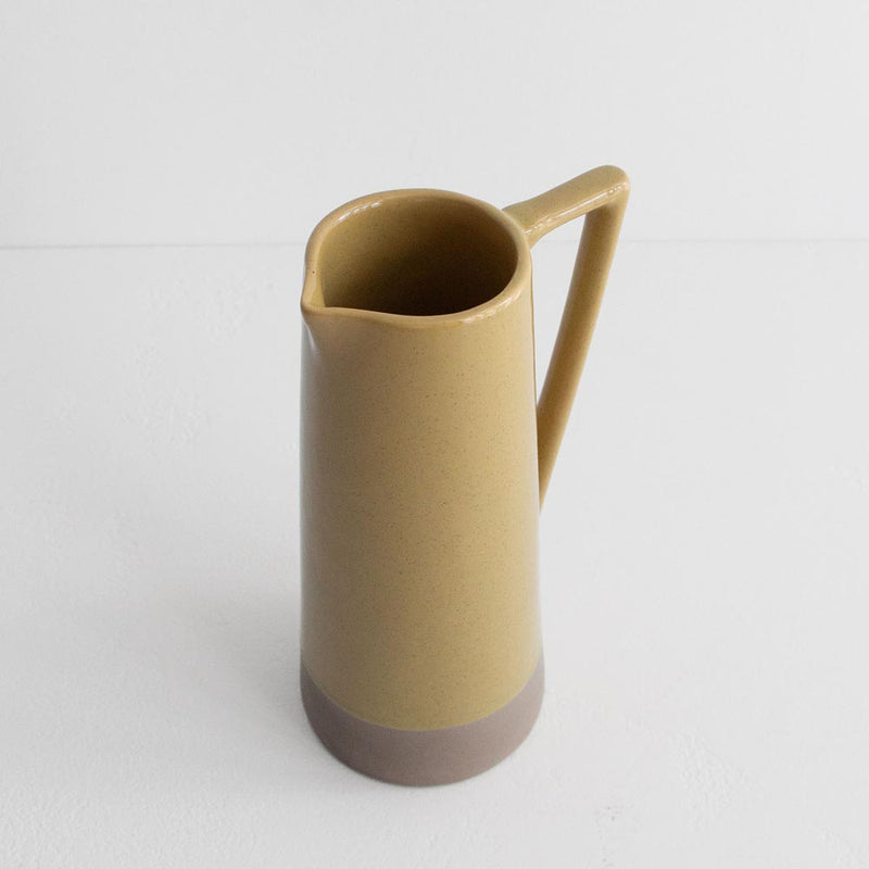 Sanna Dipped Jug- Mustard