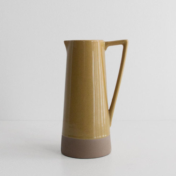 Sanna Dipped Jug- Mustard