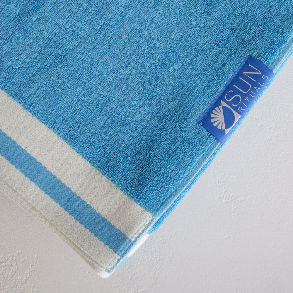 Sardinia Double Towel - Blue