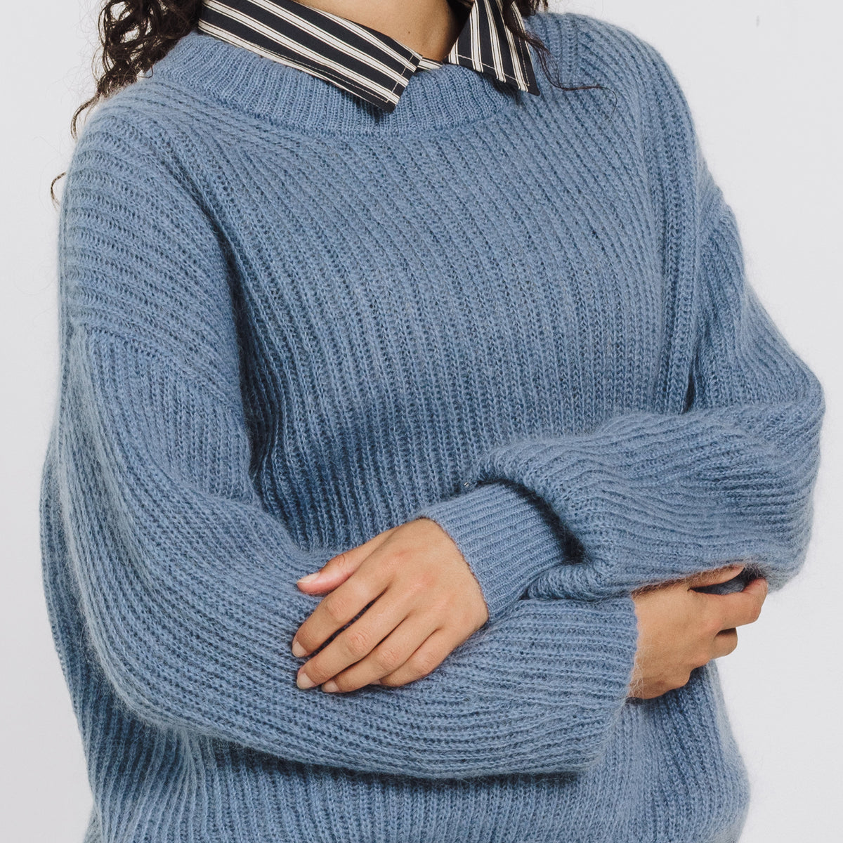 Jess Crew | Dusty Blue | A&C Homestore