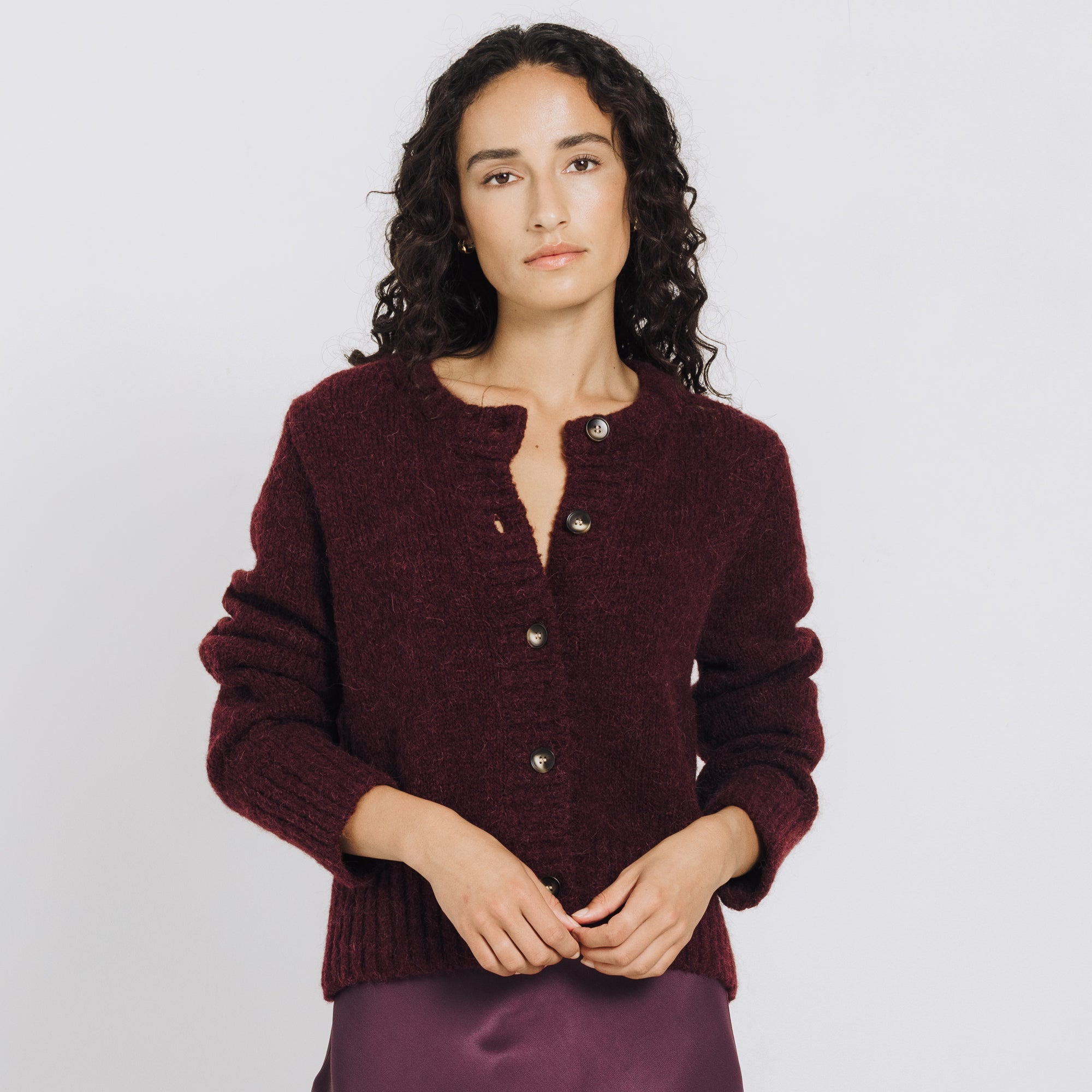 Penny Cardigan - Grenache