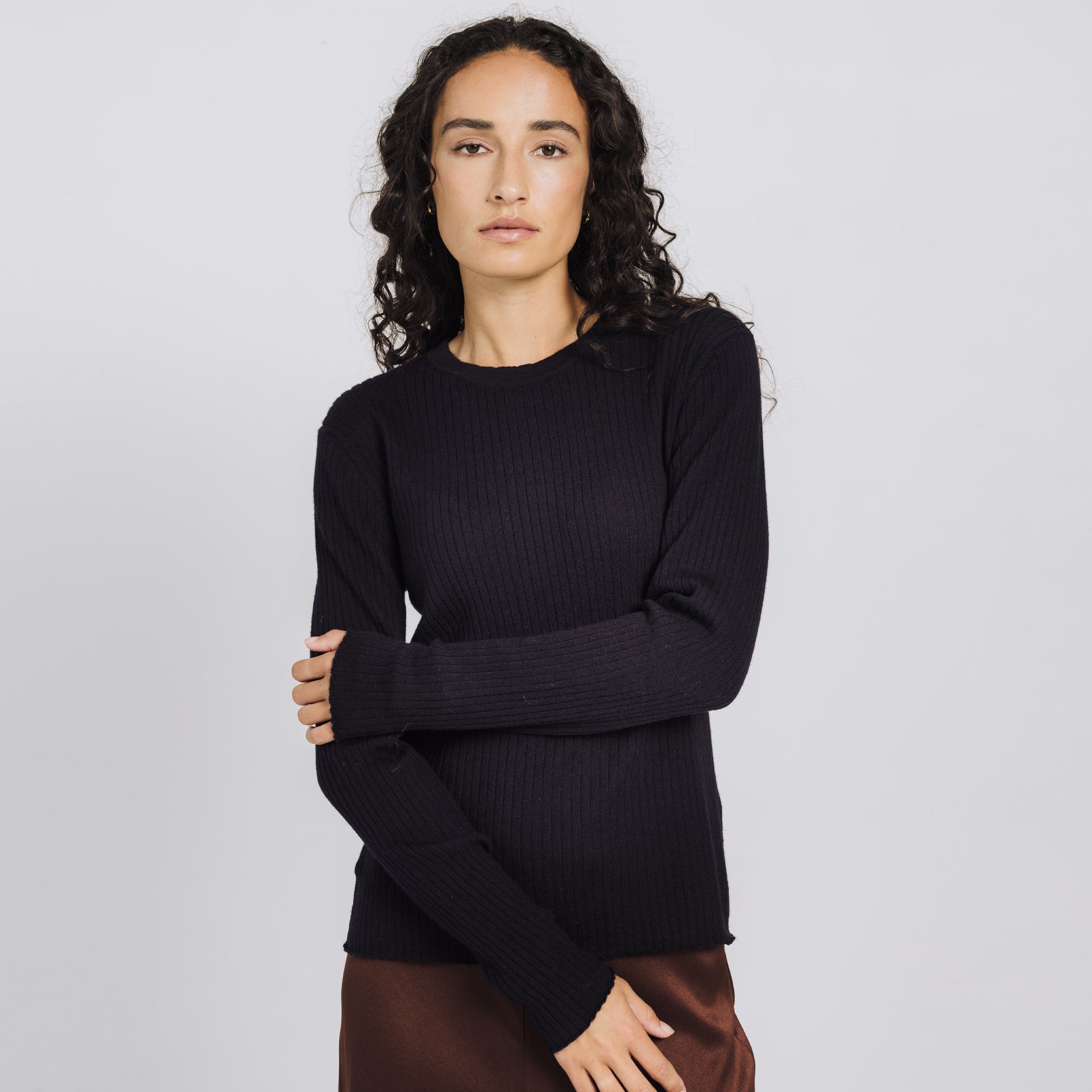 Ella Merino Crew - Midnight