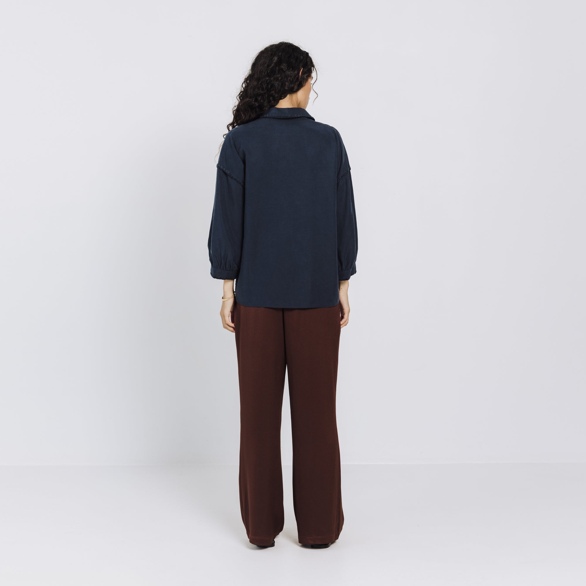 Georgia Blouse - Ink