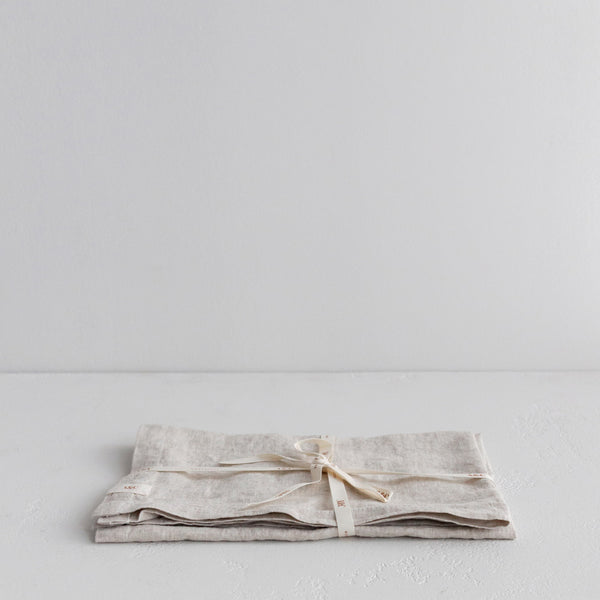 A&C Linen Tea Towel - Oatmeal