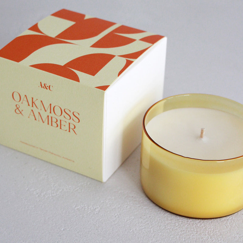 A&C Oakmoss and Amber Candle