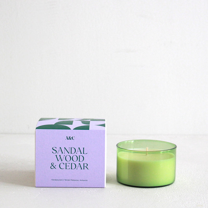 A&C Sandalwood and Cedar Candle