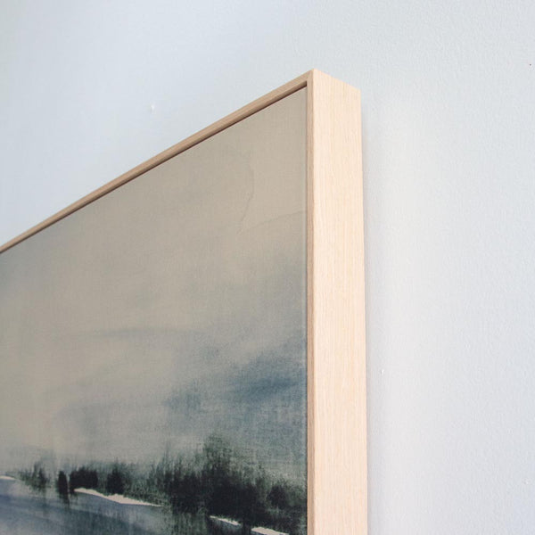 Across the Bay Framed Canvas