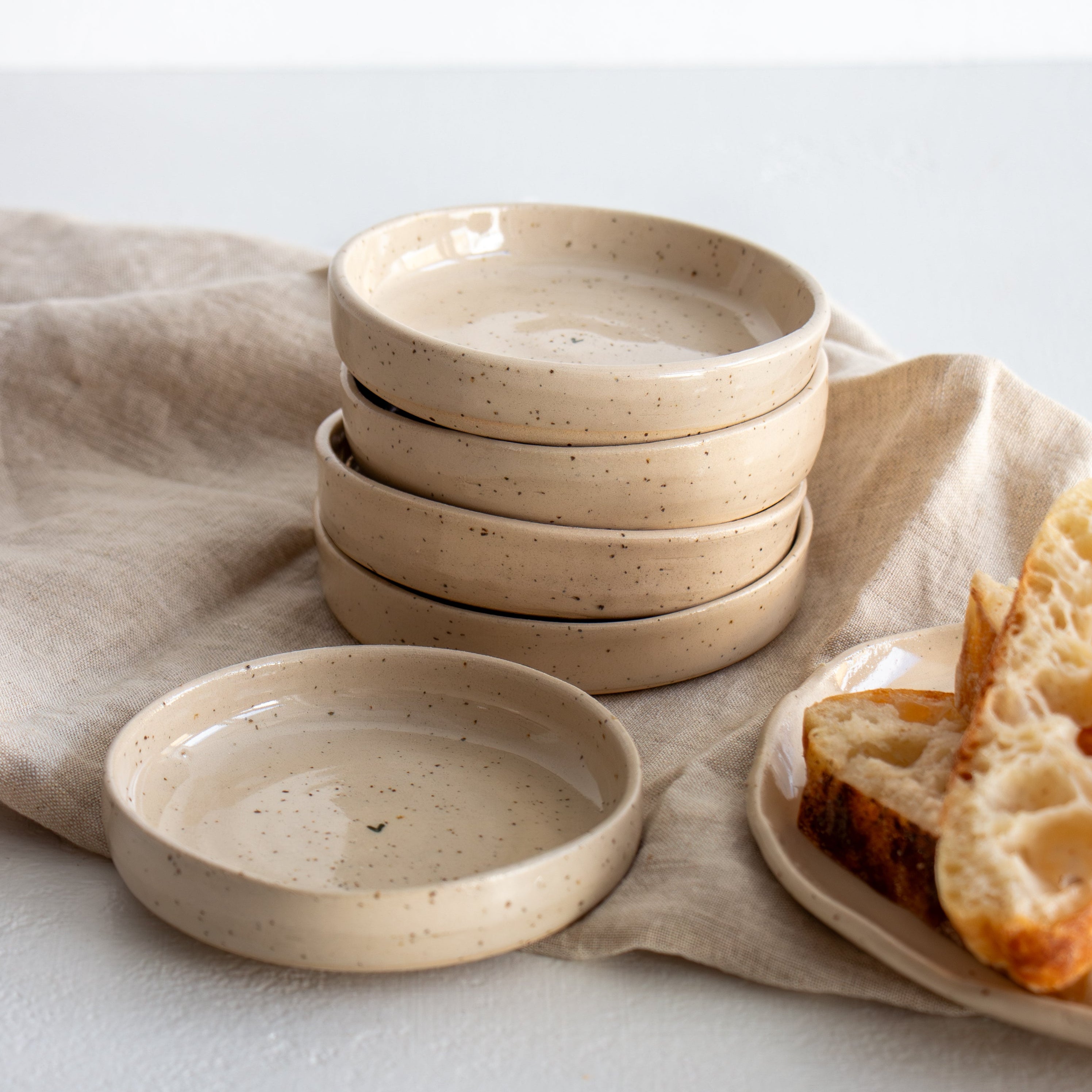 Agathe Ceramics Tapa Dish - White Speckle