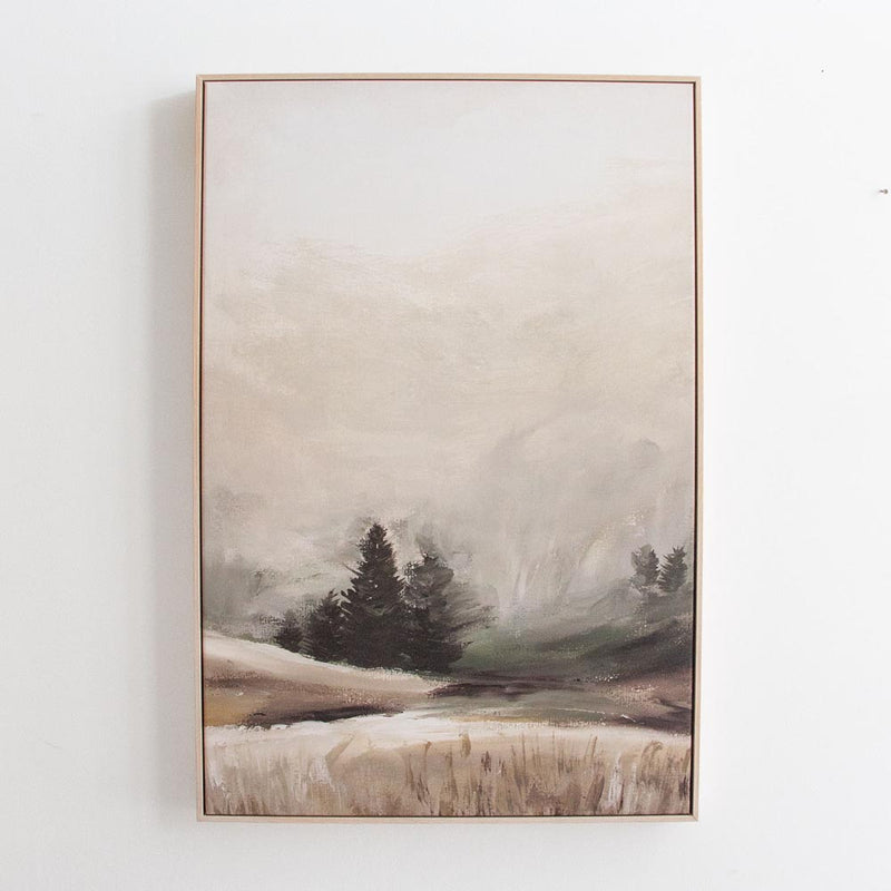 Alpine Valley Framed Canvas