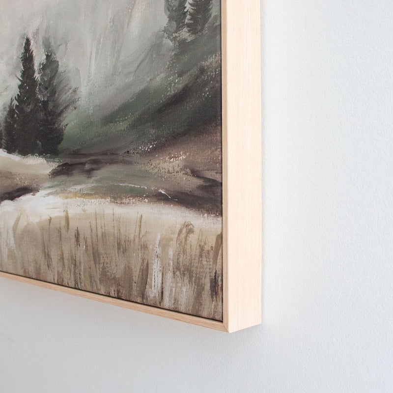 Alpine Valley Framed Canvas