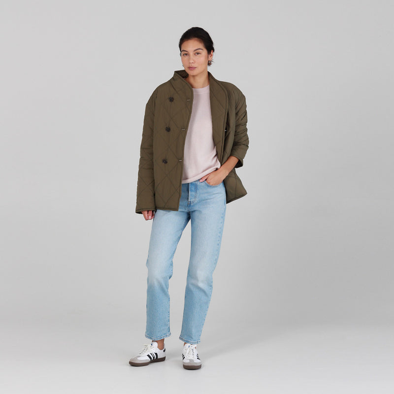 Annie Quilted Jacket - Khaki