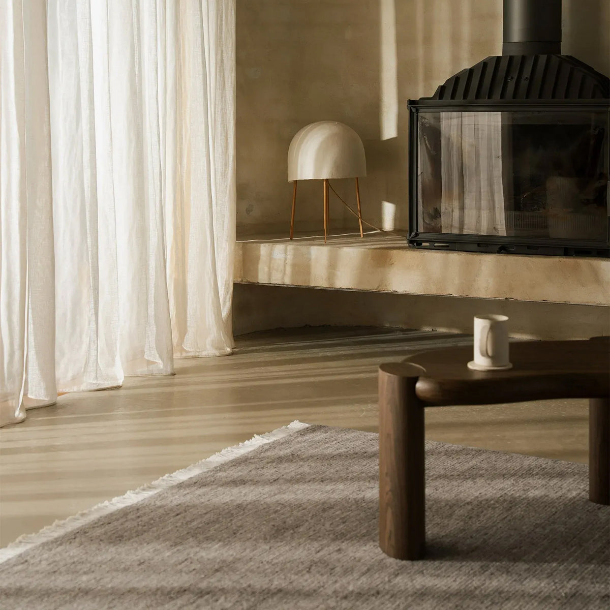 Anton Floor Rug - Ash