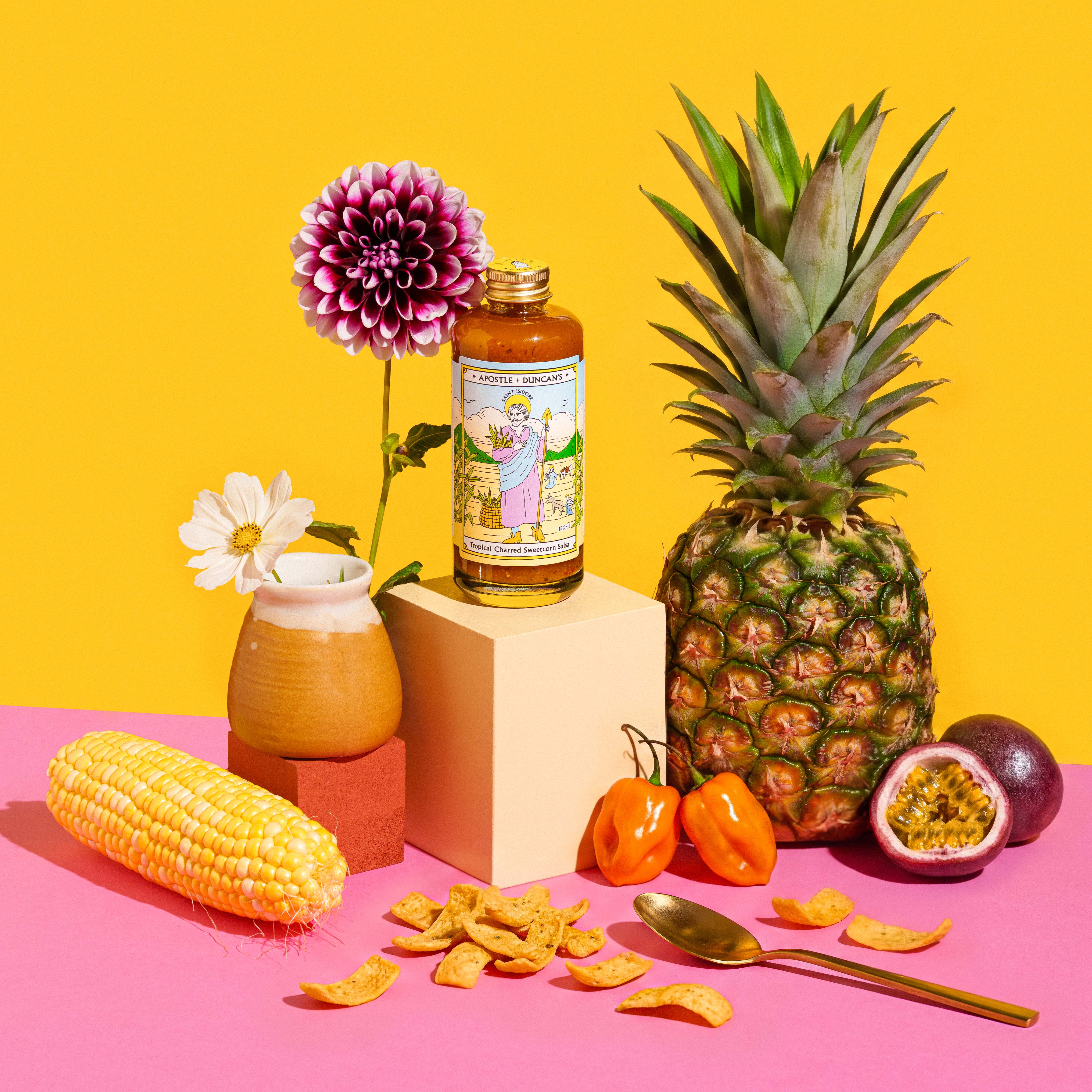 Saint Isidore - Tropical Charred Sweetcorn Salsa
