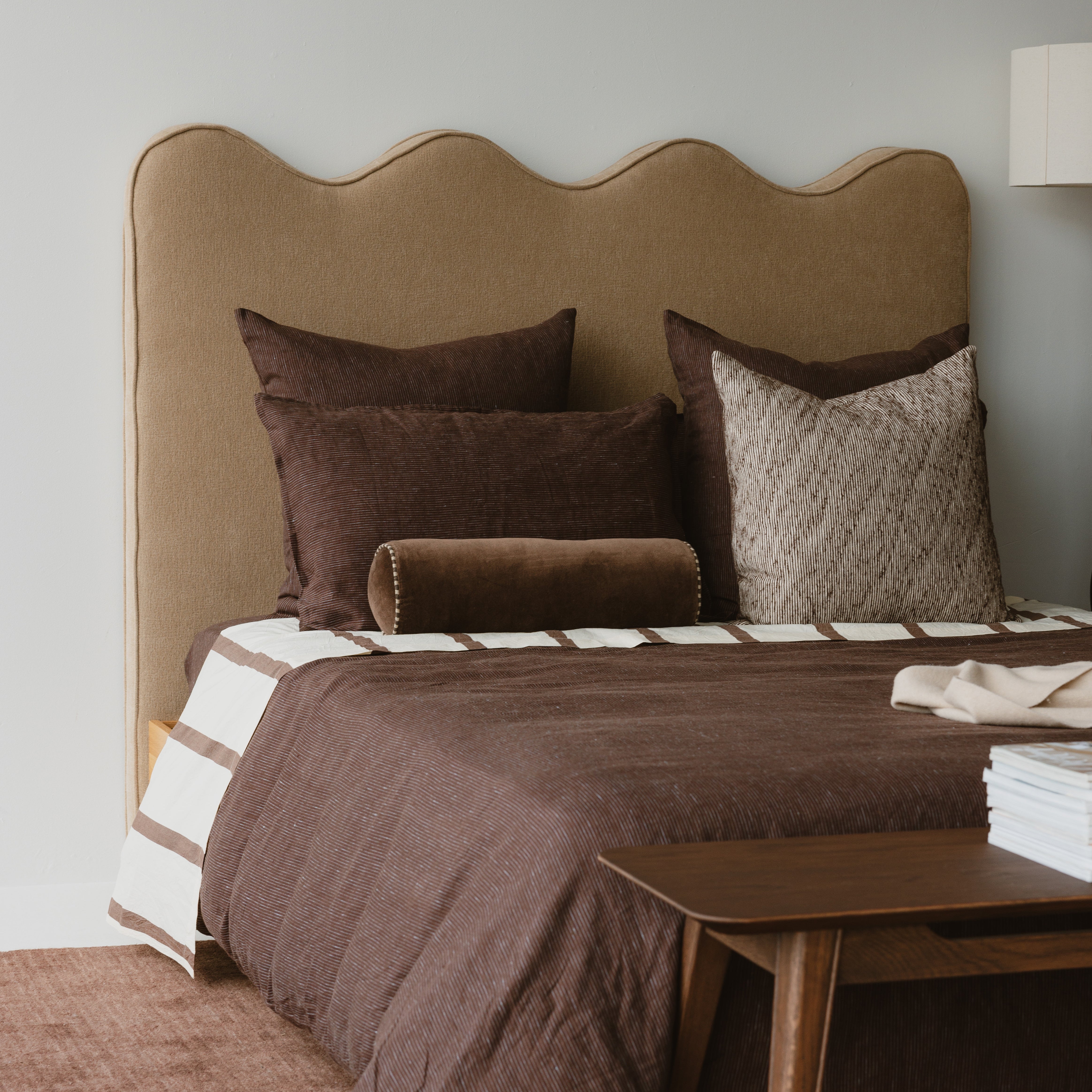 Beatrix Bedhead - Velvet Ecru