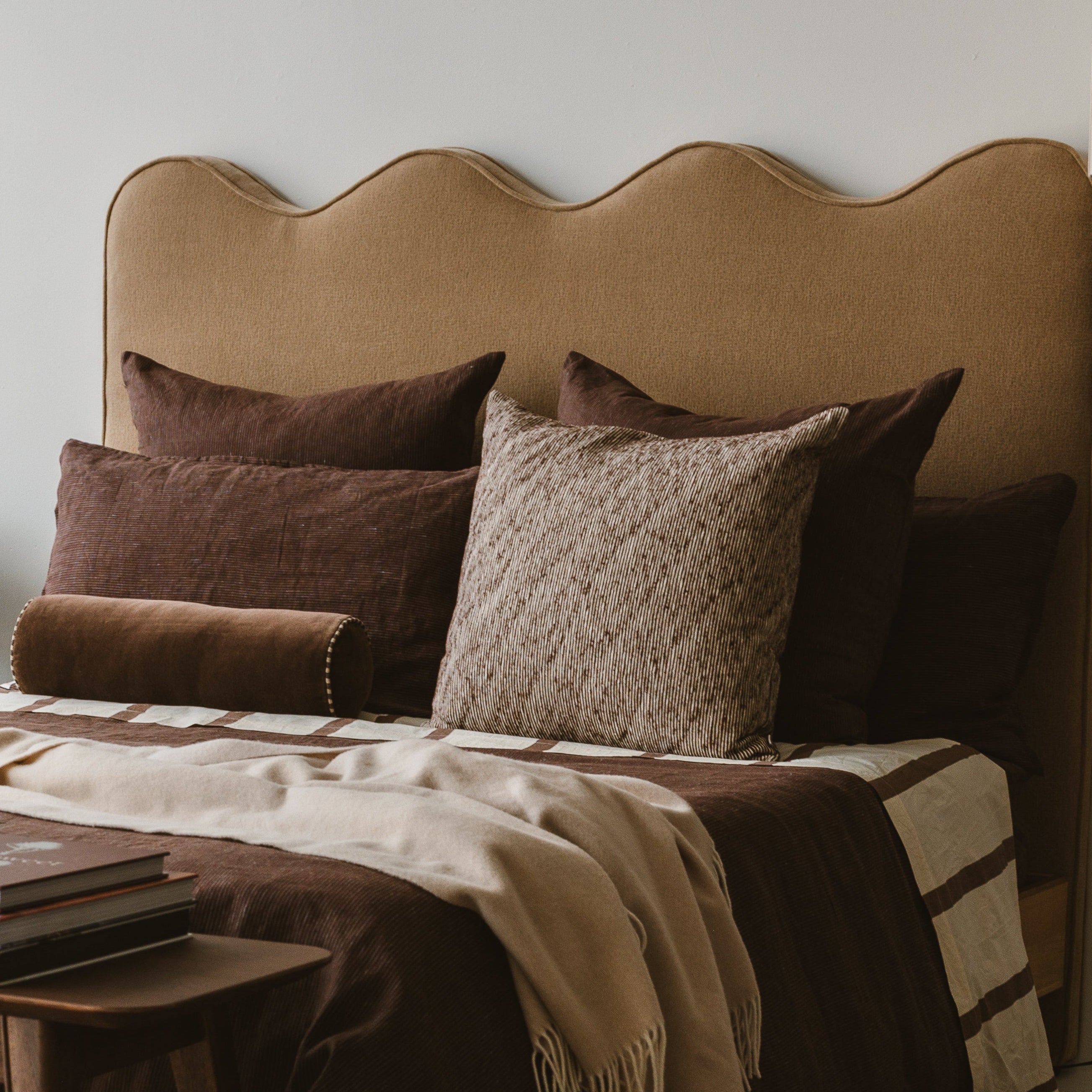 Dalton Cushion - Chocolate
