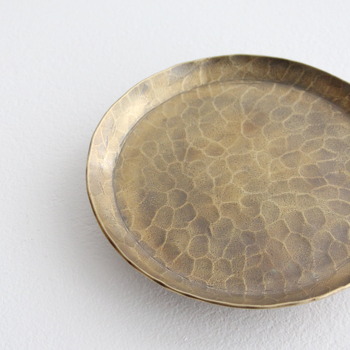 Brass Tray with Ball Feet - Large
