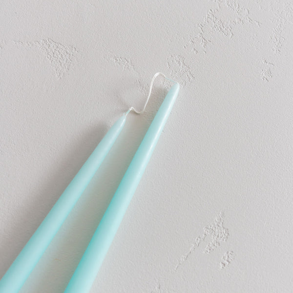 Broste Taper Candle Pair - Mint Green