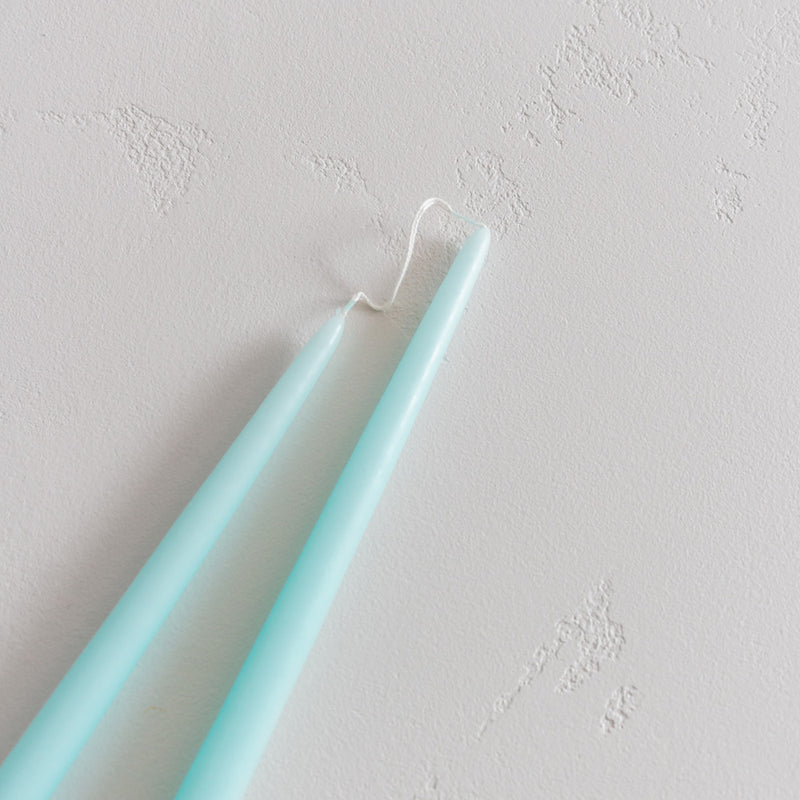 Broste Taper Candle Pair - Mint Green