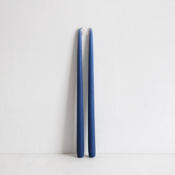 Broste Taper Candle Pair - Baja Blue