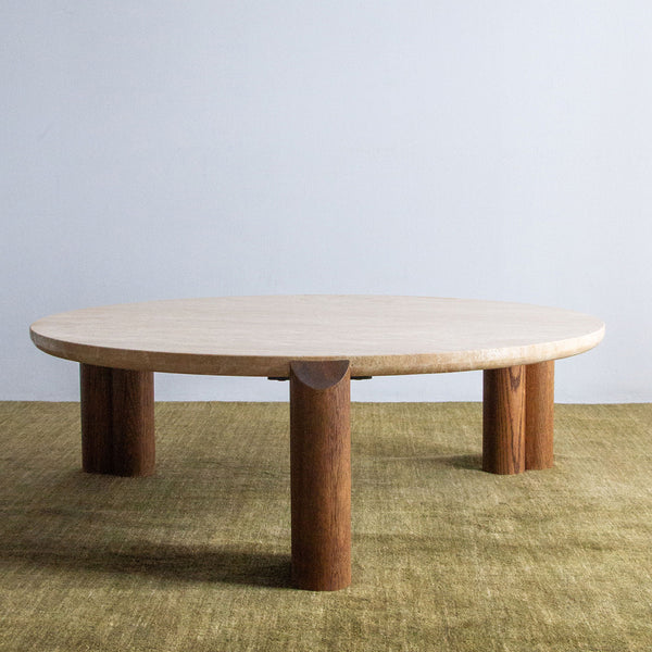 Cain Travertine Coffee Table