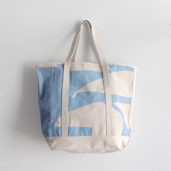 Summer Printed Tote Bag - Blue