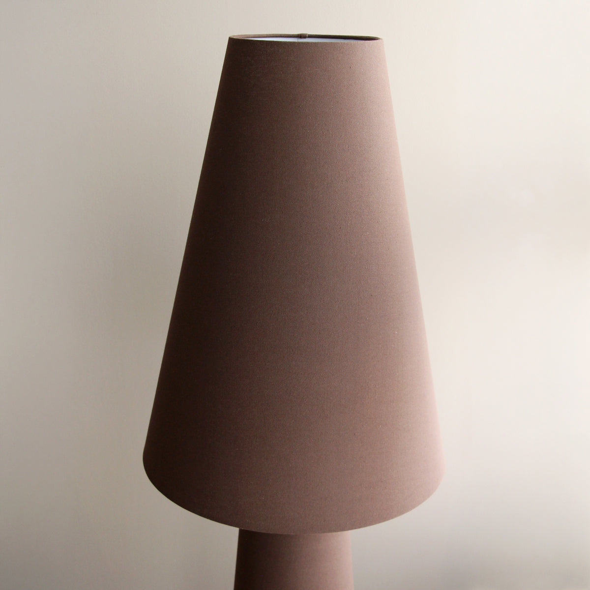 Carrington Linen Floor Lamp - Brown