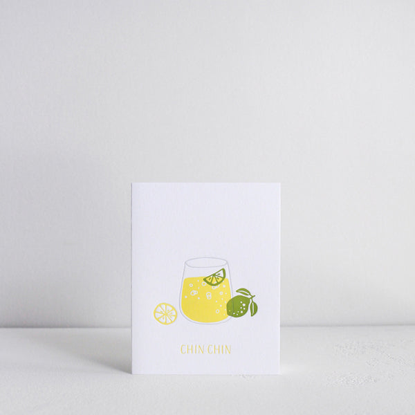 Chin Chin Greeting Card