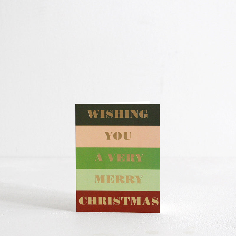 Colour Bar Christmas Card