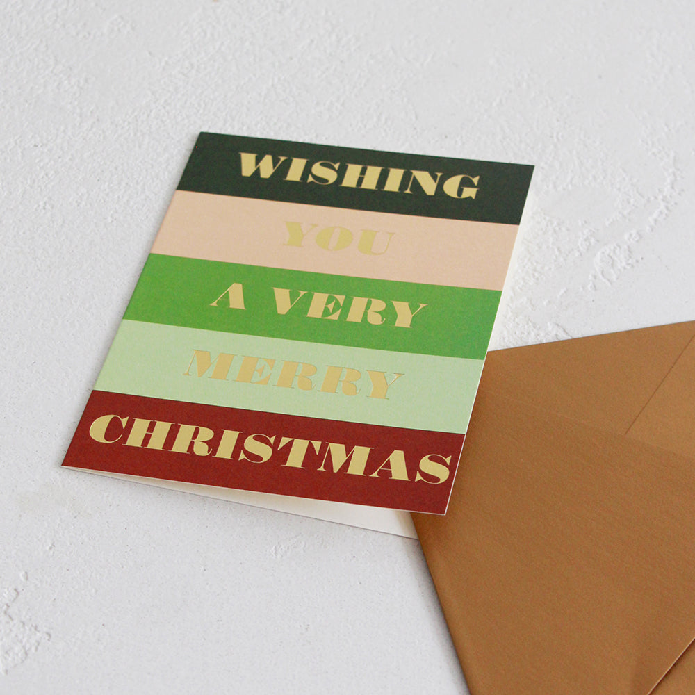 Colour Bar Christmas Card