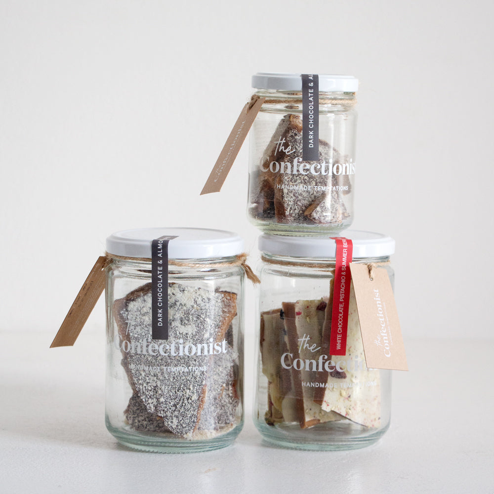 White Chocolate, Summer Berry & Pistachio Toffee - 200g Jar