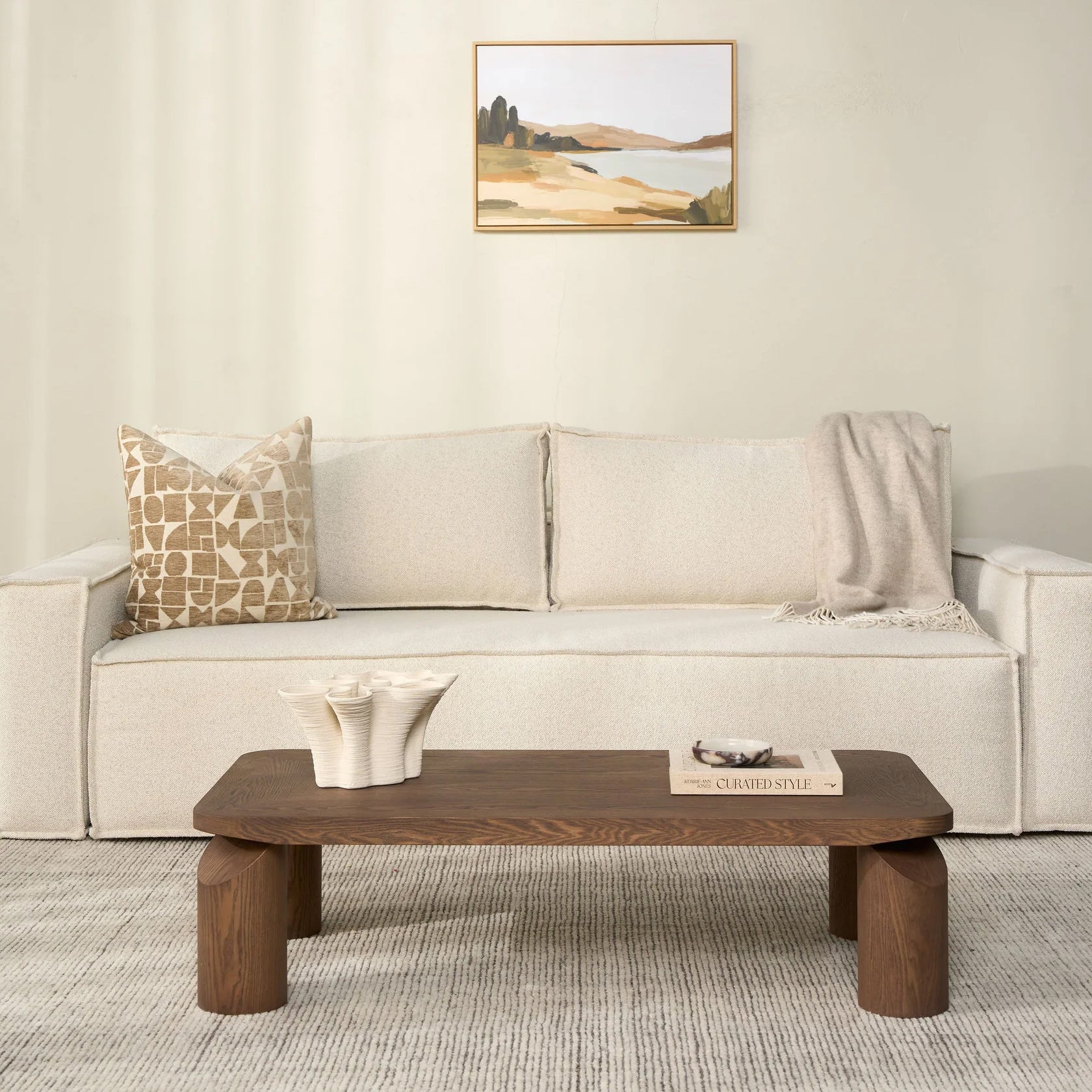 George Coffee Table - Walnut, 120cm