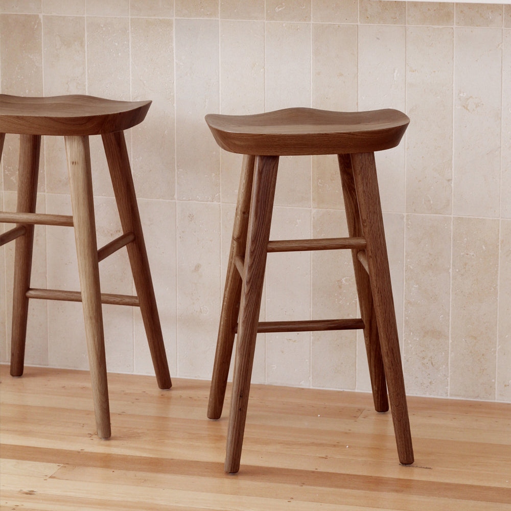 Damian Bar Stool - Walnut
