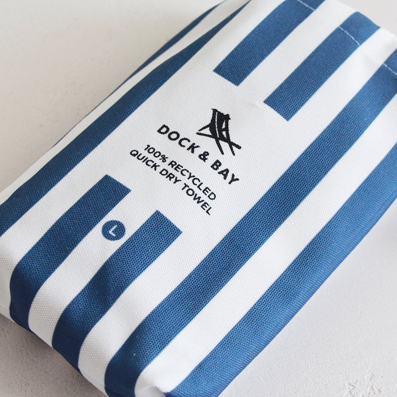 Dock & Bay Beach Towel - Whitsunday Blue