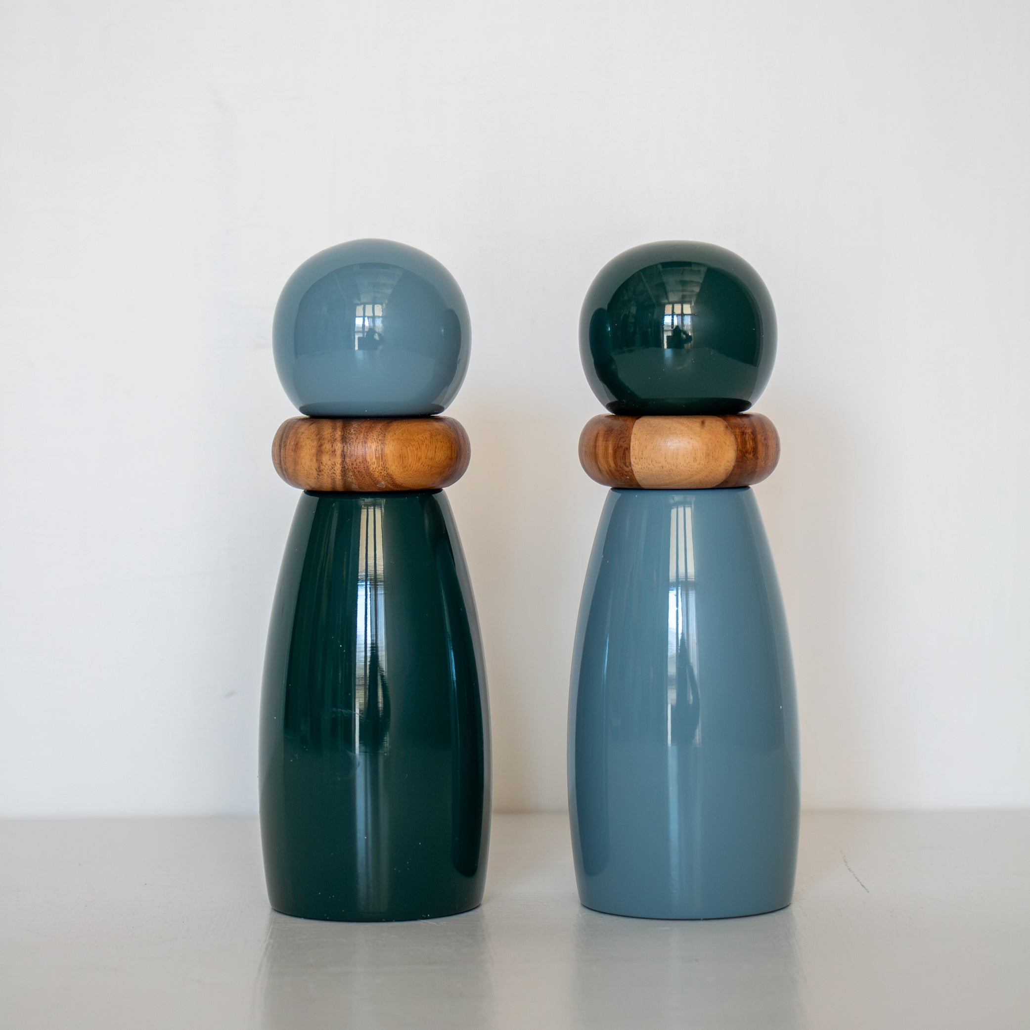 Duo Salt & Pepper Grinder Set of 2 - Forest & Teal