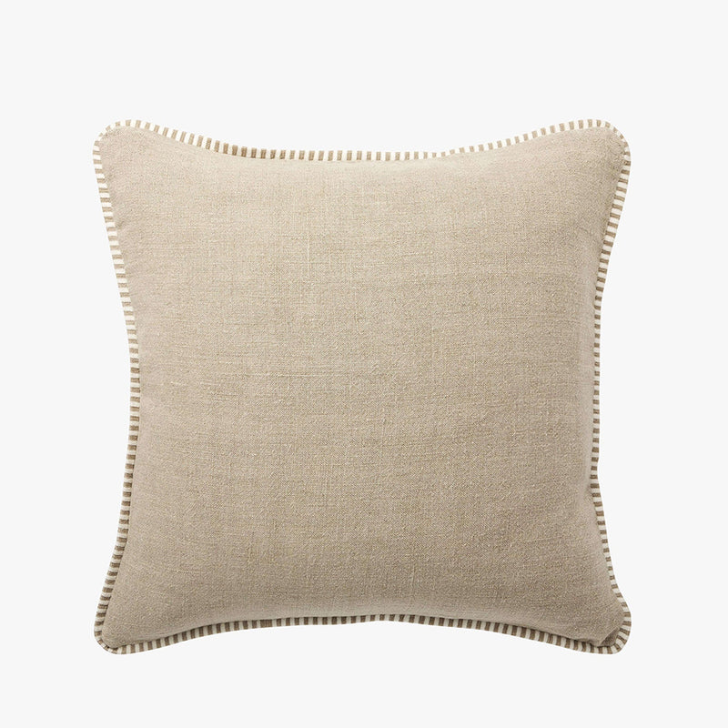 Enzo Chalk Heavy Linen Cushion
