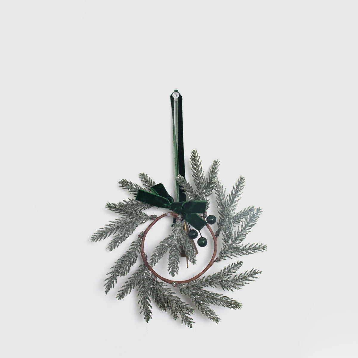 Evergreen Mini Wreath - Green