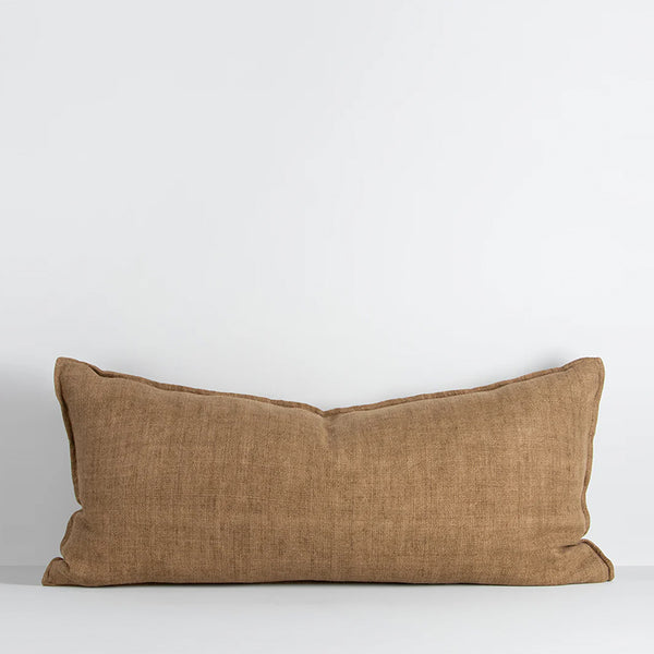 Flaxmill Linen Lodge Cushion - Fenugreek