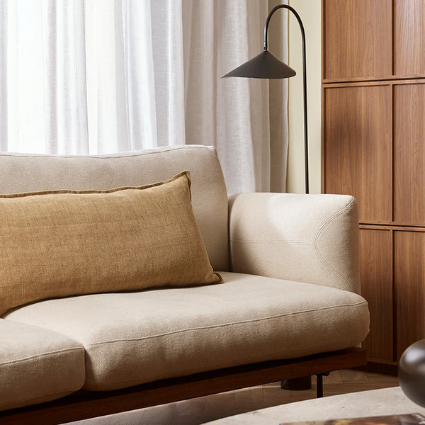 Flaxmill Linen Lodge Cushion - Fenugreek