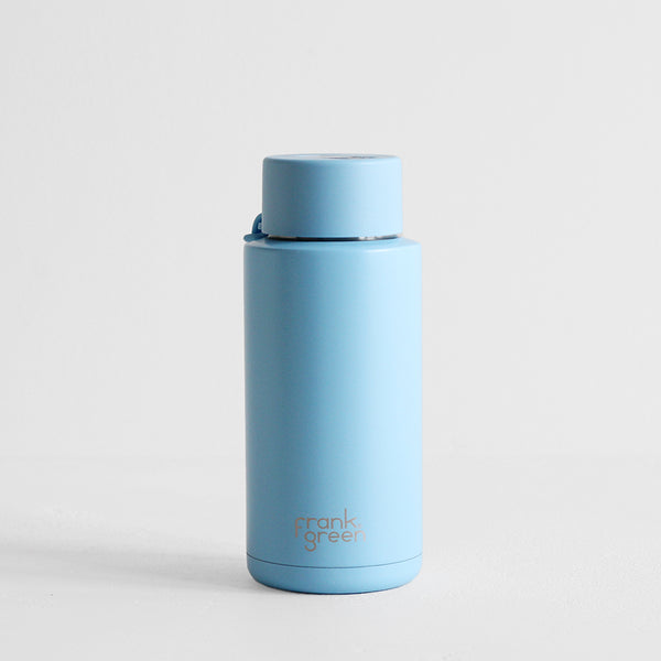 Frank Green Ceramic Reusable Bottle - Sky Blue 1L
