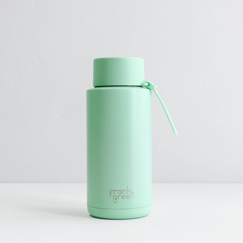 Frank Green Ceramic Reusable Bottle - Mint Gelato 1L