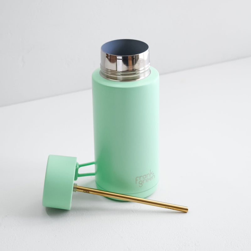 Frank Green Ceramic Reusable Bottle - Mint Gelato 1L