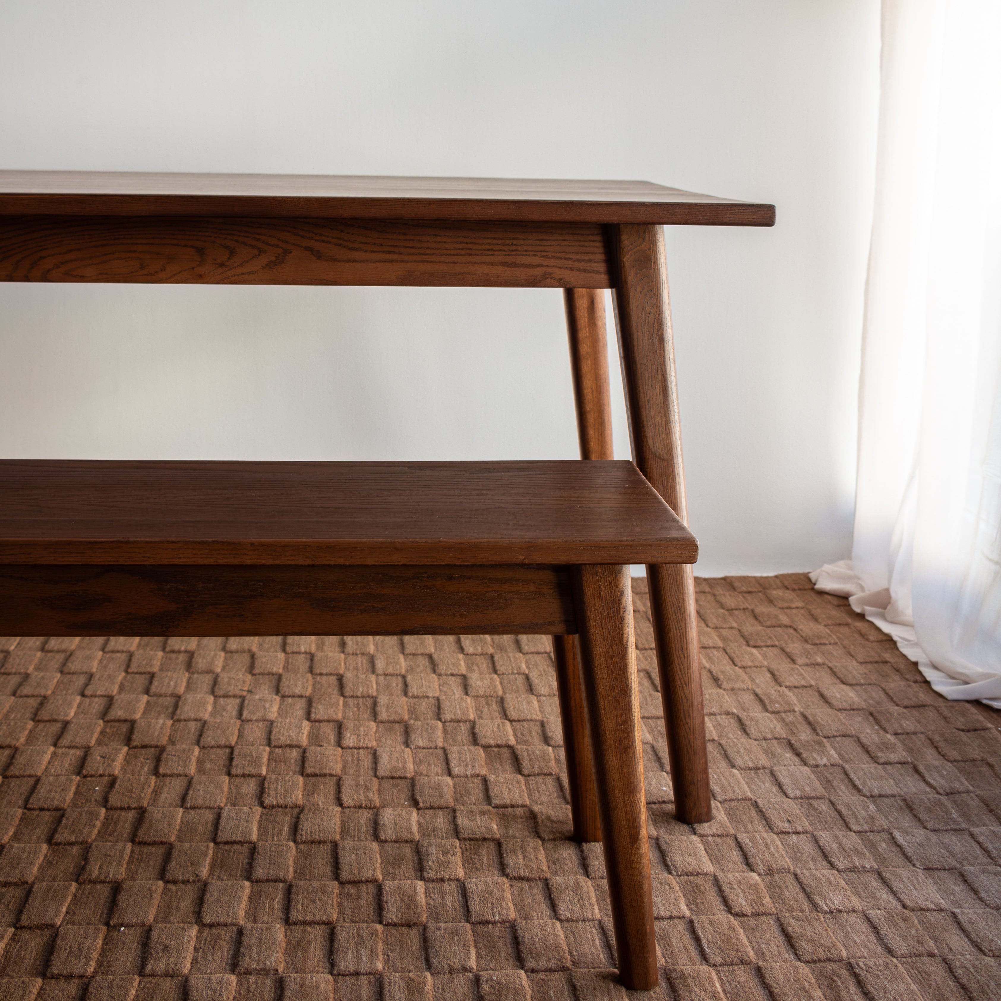Frankie Bench Seat - Walnut