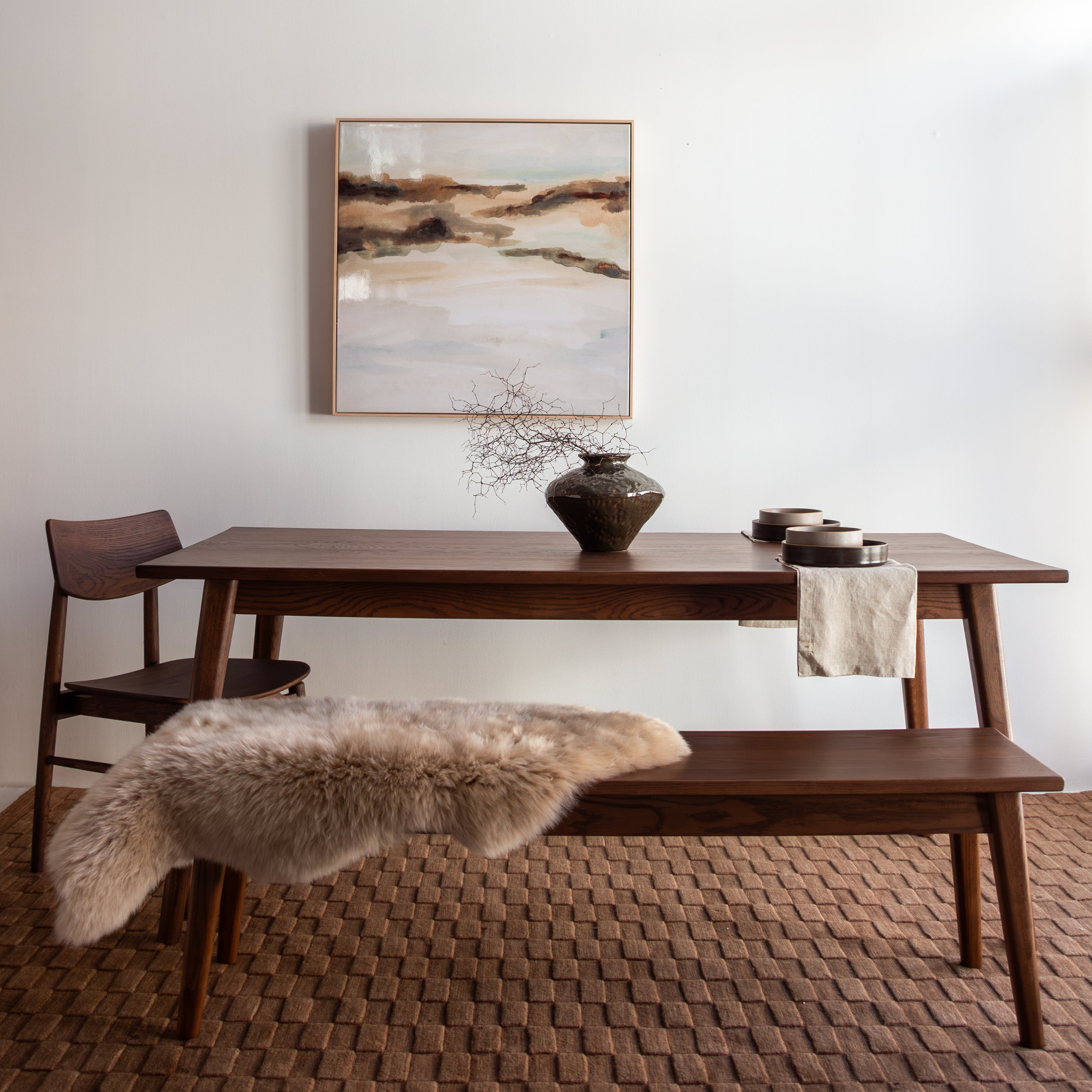 Frankie Dining Table - Walnut
