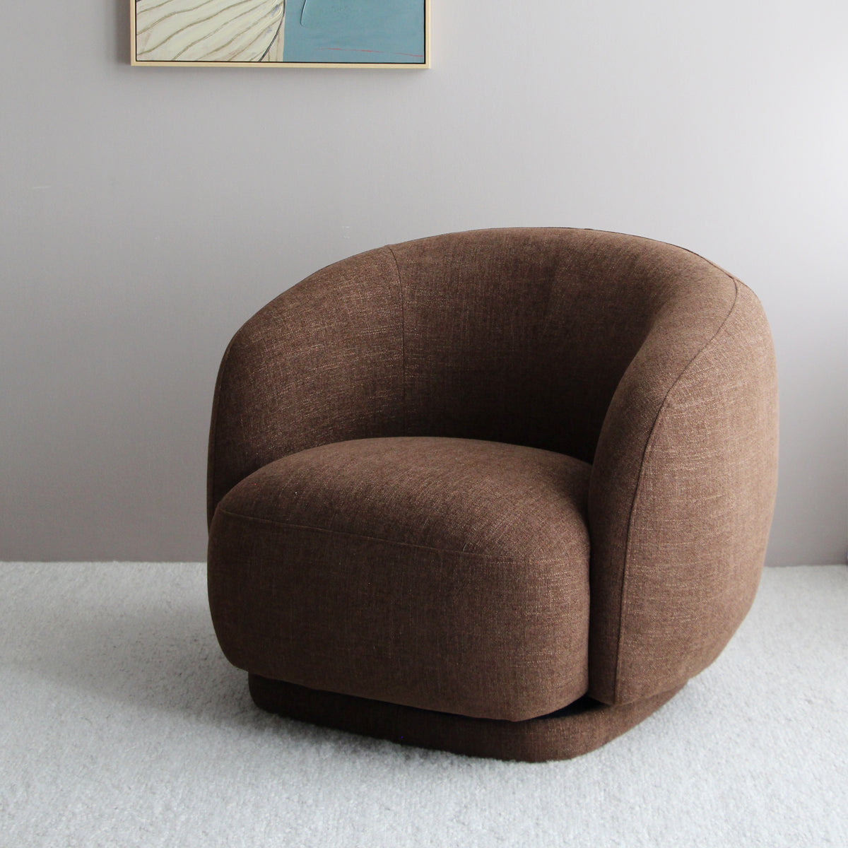French Swivel Chair - Tobacco