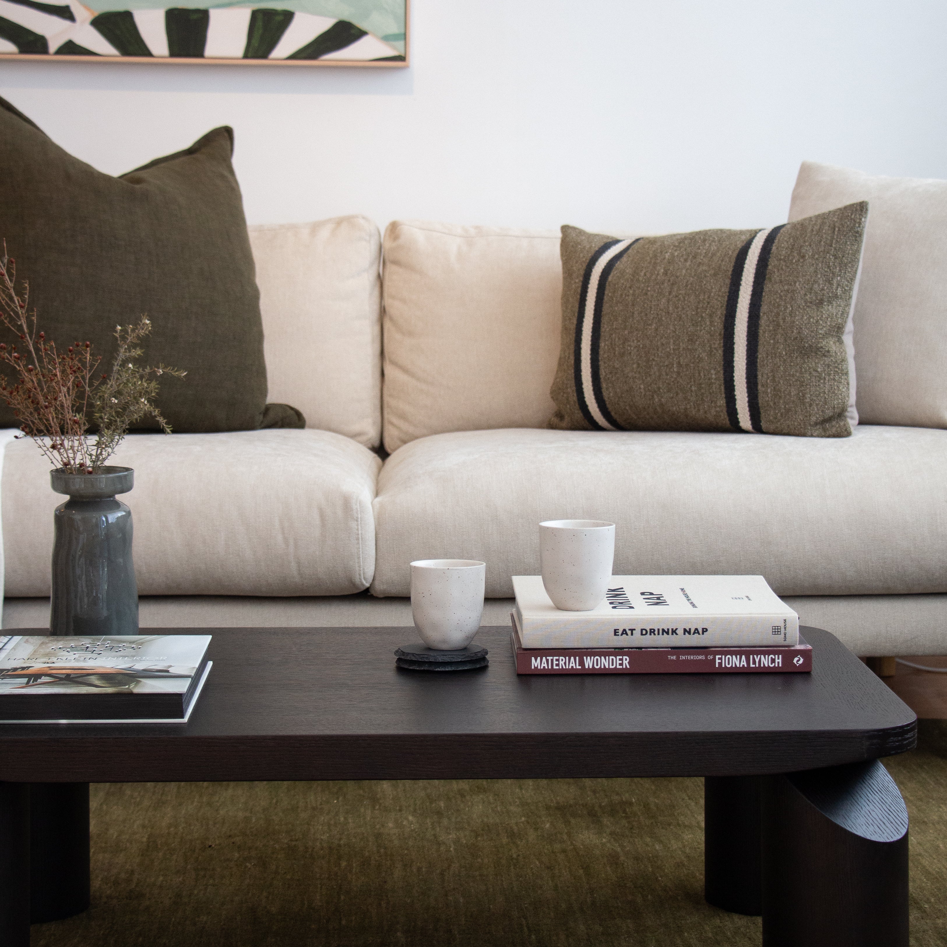 George Coffee Table - Black, 120cm