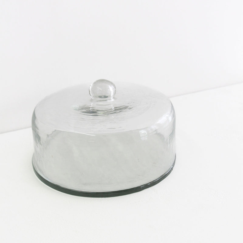 Glass Cake Dome with Base - Clear